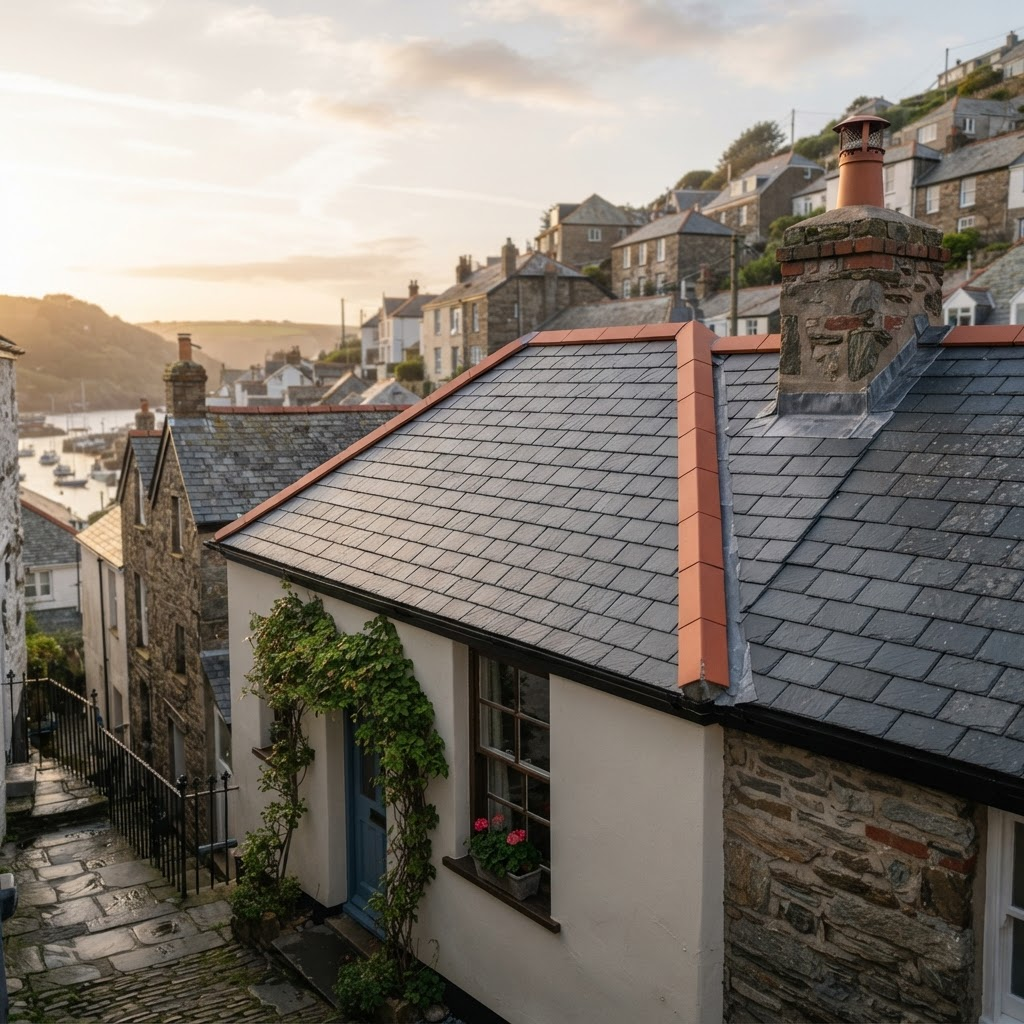 Slate restoration, Polperro